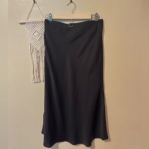 Satin slip skirt